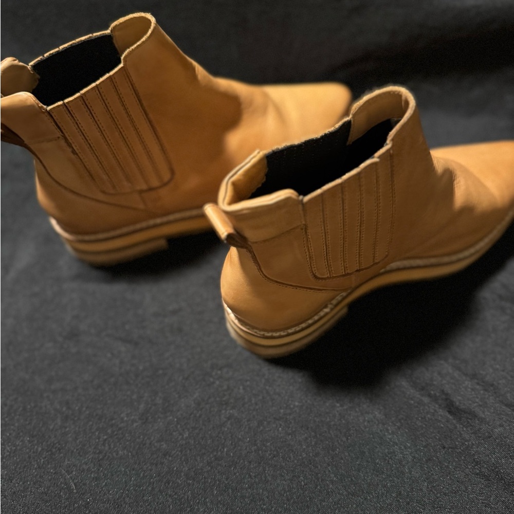 Tan Leather Roolee Boots - Picture 2 of 2